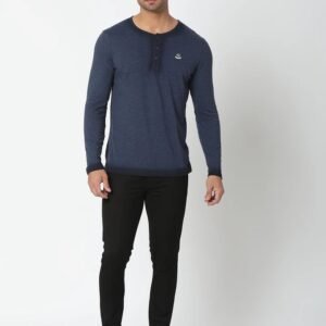 black cotton super slim fit tapered length jeans for men